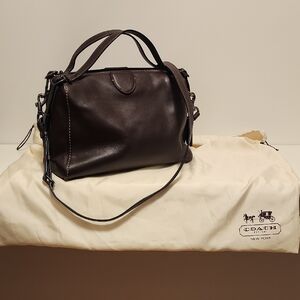 Coach Oxblood Laurel Frame Bag